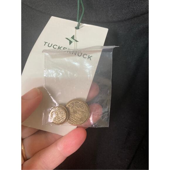 Tuckernuck‎ XS Black Whitney Military Style Dress NEW - Picture 10 of 14